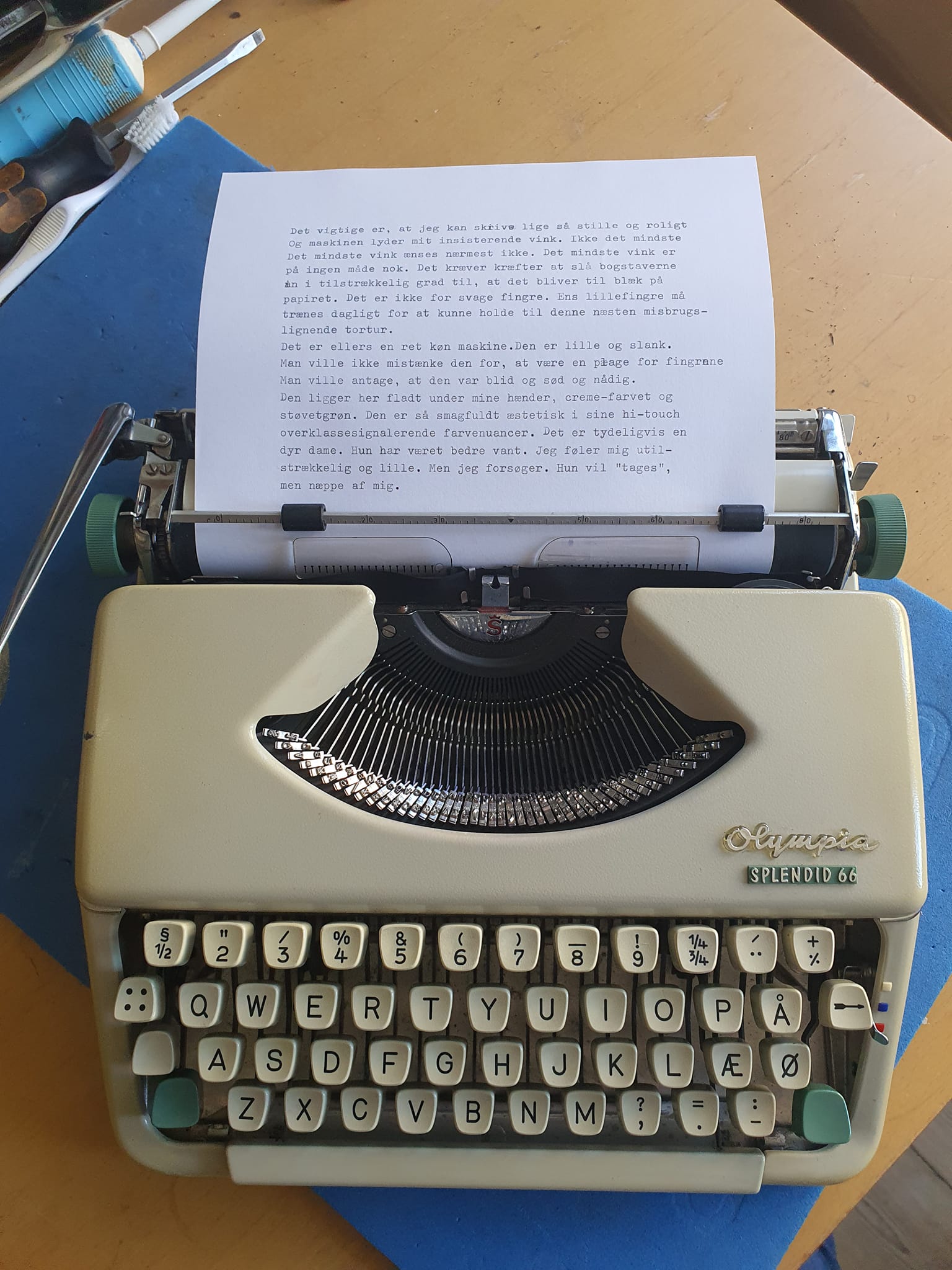 Olympia-splendid-66-skrivemaskine
